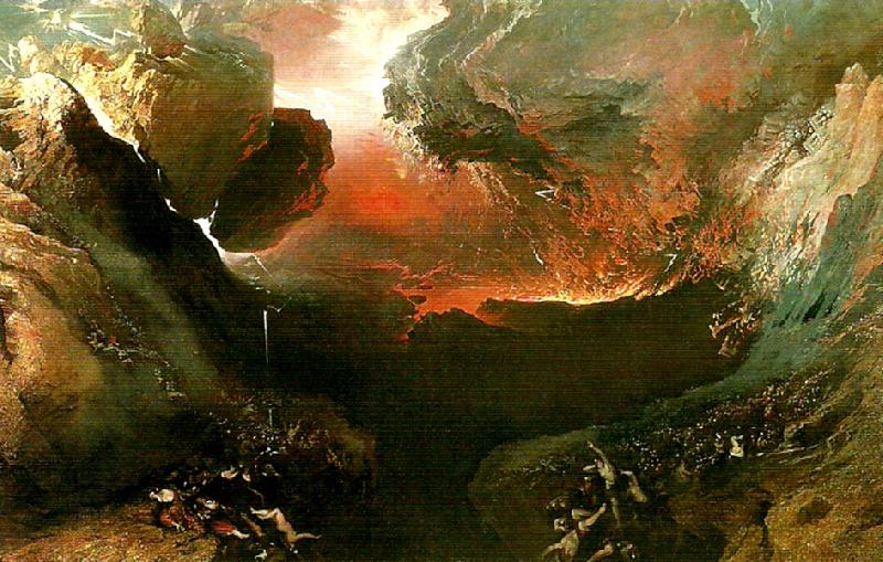 John Martin the great day of his wrath China oil painting art
